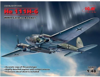 ICM He 111H-6 WWII German Bomber (48262)