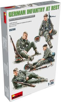 Carson Figures German Infantry Soldiers at Rest 4 Stk. 1:35 MiniArt (550035266)