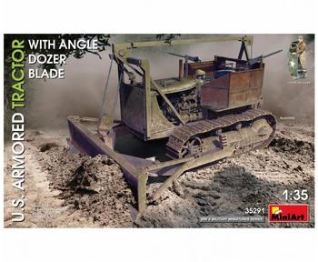 Carson Dozer Blade U.S. Armored Tractor w/Angle 1:35 MiniArt (35291)