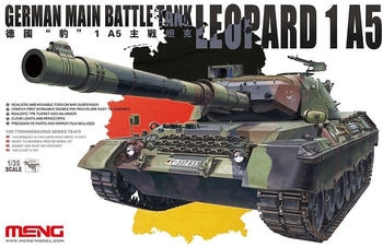 Meng Model 1 A5 TS-015 German main Battle Tank Leopard (Model)
