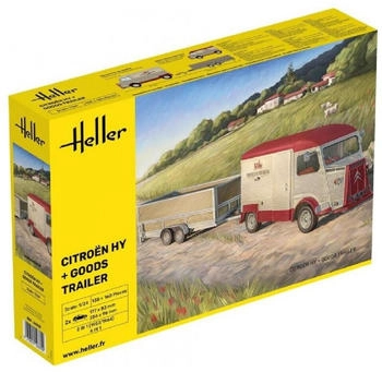 Heller Goods Trailer HY + 1:24 Citroen (50331)
