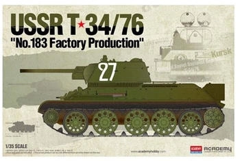 Academy Nr.183 Fabrikproduktion (T-34/76)