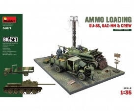 Carson 1:35 SU-85 und GAZ-MM mit Crew Big Set