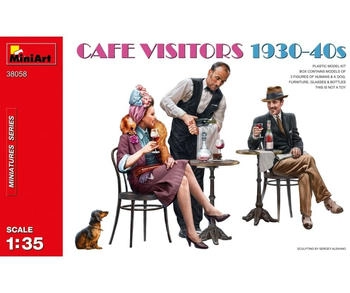 MiniArt 550038058 - 1:35 Fig. Café Gäste 1930-40 (3)
