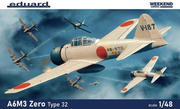 Eduard Plastic Kits 84191 - 1:48 A6M3 Zero Type 32 1/48 Weekend edition