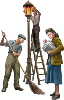Carson 1:35 Figuren-Set Straßenarbeiter (3)