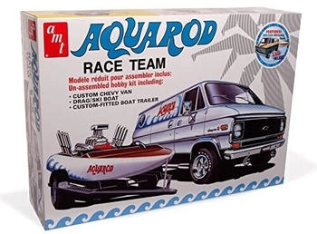 Round2 591338 - 1/25 Aqua Rod Race Team 1975 Chevy Van Race Boat