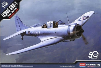 Academy Modellbausatz Flugzeug 12331 - USMC SBD-1 "Pearl Harbor" (1:48)