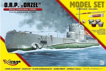 Mirage Hobby 840092 - ORP"Orzel"(Polish Submarine1939)ModelSet in 1:400