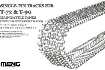 Meng Model Model Single-Pin Tracks for T-72 & T-90 Main Battle Tanks(Cement-Free workable