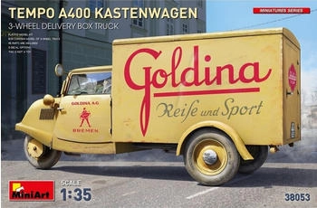 MiniArt 1:35 Tempo A400 3 Rad Lieferwagen Plastik Modellbausatz