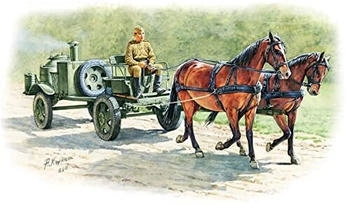 Carson 1:35 Feldküche KP-42 Pferdebespannt (1)