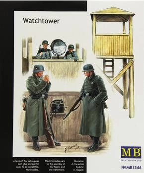 Glow2B MB3546 Watch Tower w/4 figs in 1:35