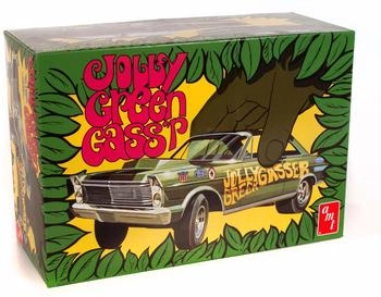 Round2 591192 1/25 1965er Ford Galaxie Jolly Green Gasser