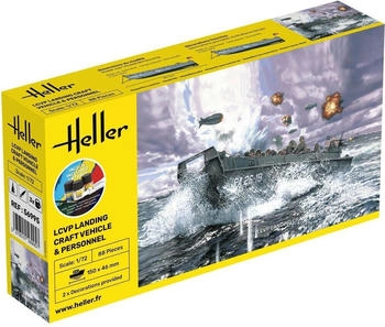 Heller 56995 STARTER KIT LCVP Landungsboot + Figures in 1:72