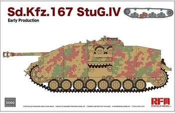 Ryefield Model 5060 Sd.Kfz.167 StuG.IV Early Production w/workable track links without interior