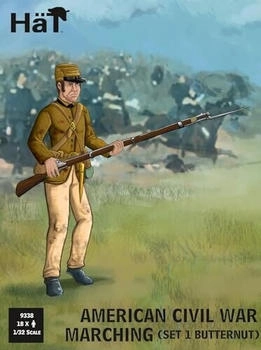 Hät 379338 1/32 Amerikanischer Bürgerkrieg beige marschierend Set 1