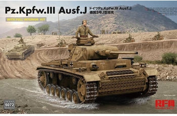 Ryefield Model 5072 Pz. Kpfw. III Ausf. J w/full interior