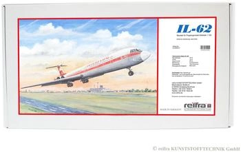 Reifra IL-62 Interflug Modell Bausatz 1:100 Iljuschin IL 62 Flugzeug Flugzeugmodell Plasticart