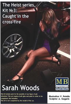 Glow2B MB24066 1:24 The Heist series Kit 3: Caught in the cross-fire. Sarah Woods