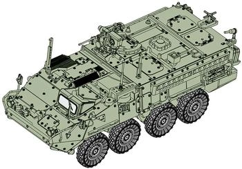Trumpeter 07423 M1130 Stryker Command Vehicle