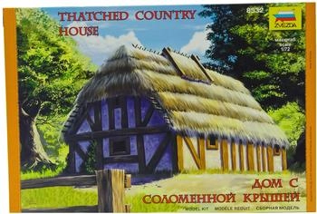 Zvezda 928532 1/72 House with thatched roof