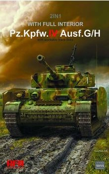 Ryefield Model 5055 Pz.kpfw.IV Ausf.G/H 2in1 with full interior