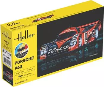 Heller STARTER KIT Porsche 962 / 1:43