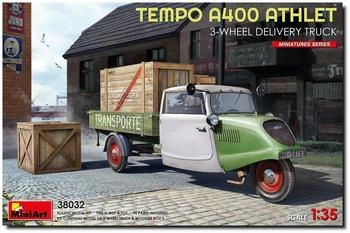 MiniArt 38032 1:35 Tempo A400 Athlet 3-Wheel Delivery Truck