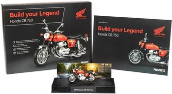 Franzis Honda CB 750 Metall Modellbausatz im Ma&szlig;stab 1:24 mit Soundmodul (67215)