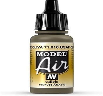 Vallejo Model Air Dunkelgrün USAF Olive Drab 17ml Airbrush Farbe (71.016)