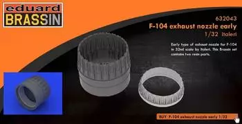 Eduard F-104 exhaust nozzle early for Italeri