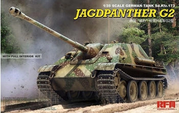 Ryefield Model RM-5022 Jagdpanther G2 with full interior&workab track links in 1:35