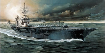 Academy 14210 1/800 USS Kitty Hawk CV 63