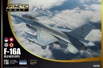 Kinetic K48100 1:48 F-16A MLU Block 20 -Gold S