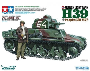 Tamiya 300035389 1:35 Franz. Lt. Panzer H39 1