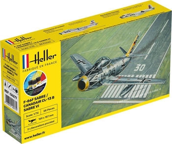 Heller 56277 STARTER KIT F-86F SABRE CANADAIR CL-13 B Sabre VI in 1:72