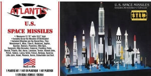 Atlantis Land 566871 1/128 US Space Missiles 36 pcs
