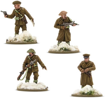 Warlord Games Bolt Action British & Canadian Infantry Winter Platoon Commanders