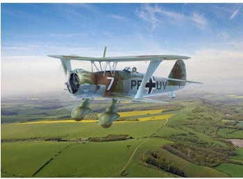 ICM 32014 1:32 Hs 123A-1 WWII German attack aircraft (100% new molds)