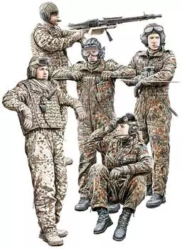 Carson 1:35 Fig. BW Panzerbesatzung (5)