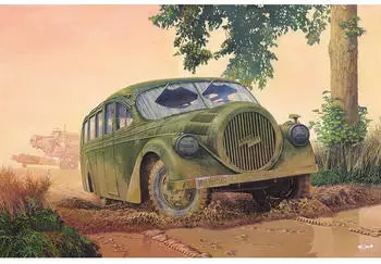 Roden 728 1:72 Opel Blitzbus Ludewig "Aero"WWII service