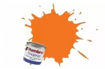 Humbrol 481018 Enamel Nr. 18 Orange glänzend 14 ml