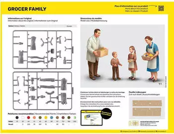Heller 82758 Grocer Family