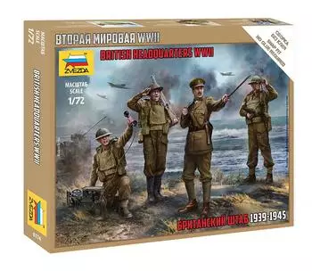 Zvezda 6174 1:72 WWII britisches Hauptquartier