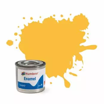Humbrol 481024 Enamel Nr. 24 Trainer-Gelb matt 14 ml