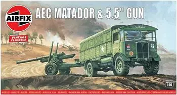 Airfix A01314V 1:76 AEC Matador & 5.5 inch Gun