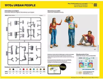 Heller 82757 1970s Urban People