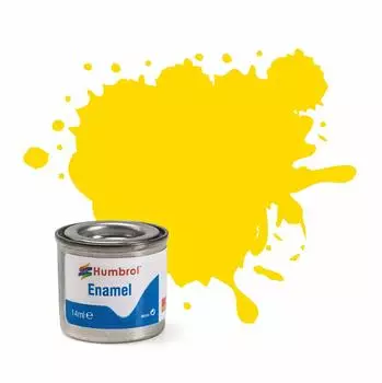 Humbrol 481069 Enamel Nr. 69 Gelb glänzend 14 ml