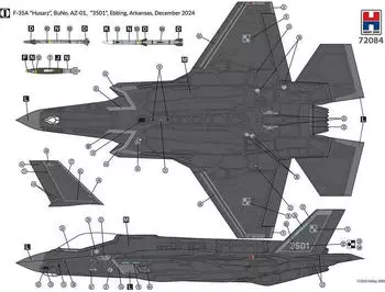 Hobby 2000 H2K72084 F-35A Husarz Polish Air Force